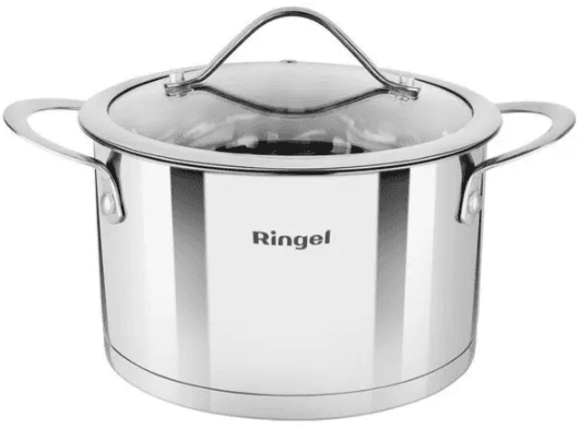 Каструля нерж. "Ringel Curry" 20см 4,9л з кришкою №RG-2020-20(6)