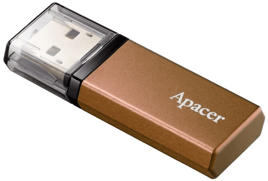 Флеш-пам`ять 64GB "Apacer" AH25C USB3.2 Gen1 bronze №1017