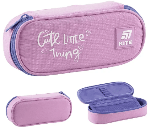 Пенал "Kite" Cute 1от. №K25-599-1(48)