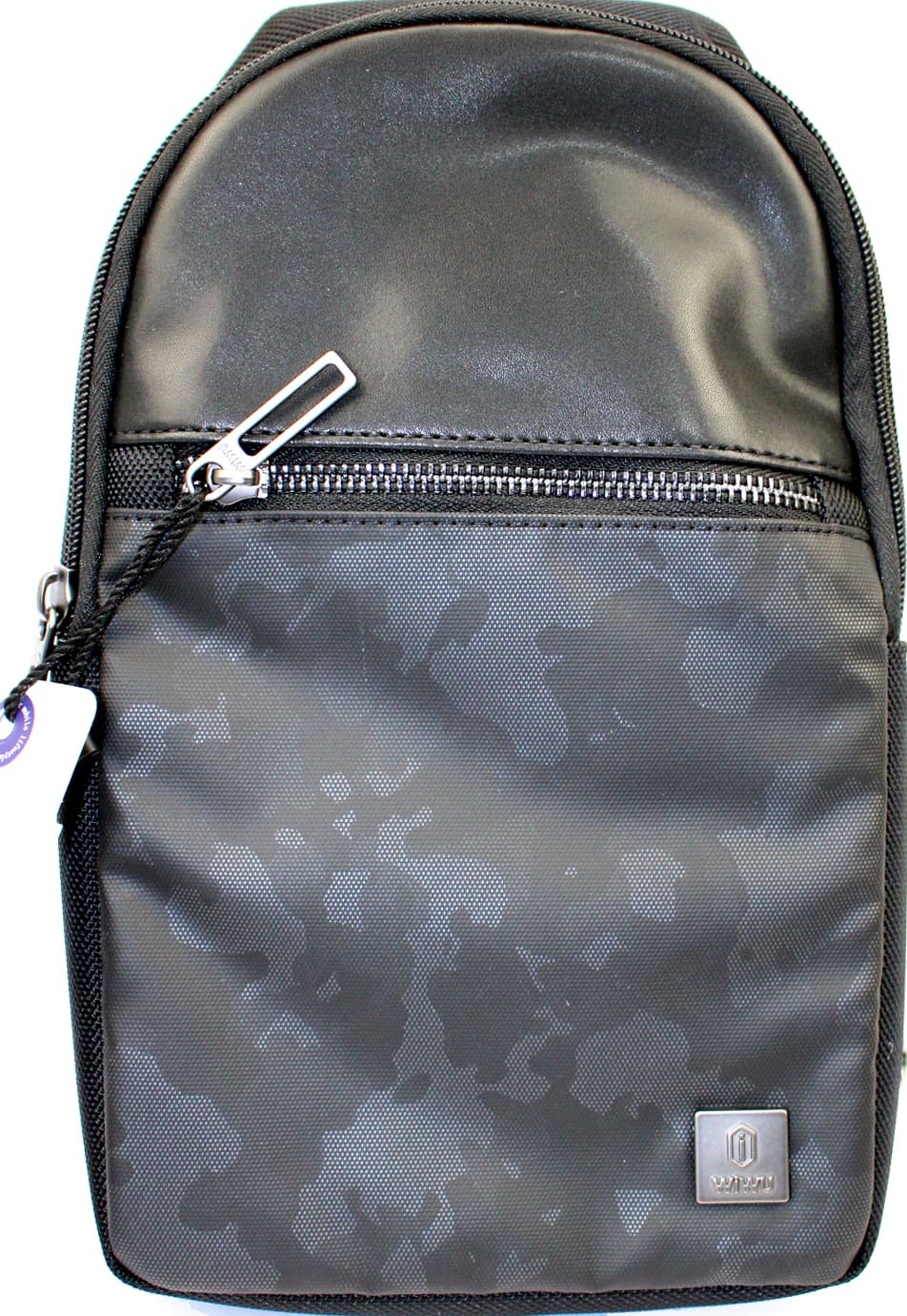 Сумка плечевая "WIWU" Salem Crossbody Bag влагостойкая black №1298/Breidon/