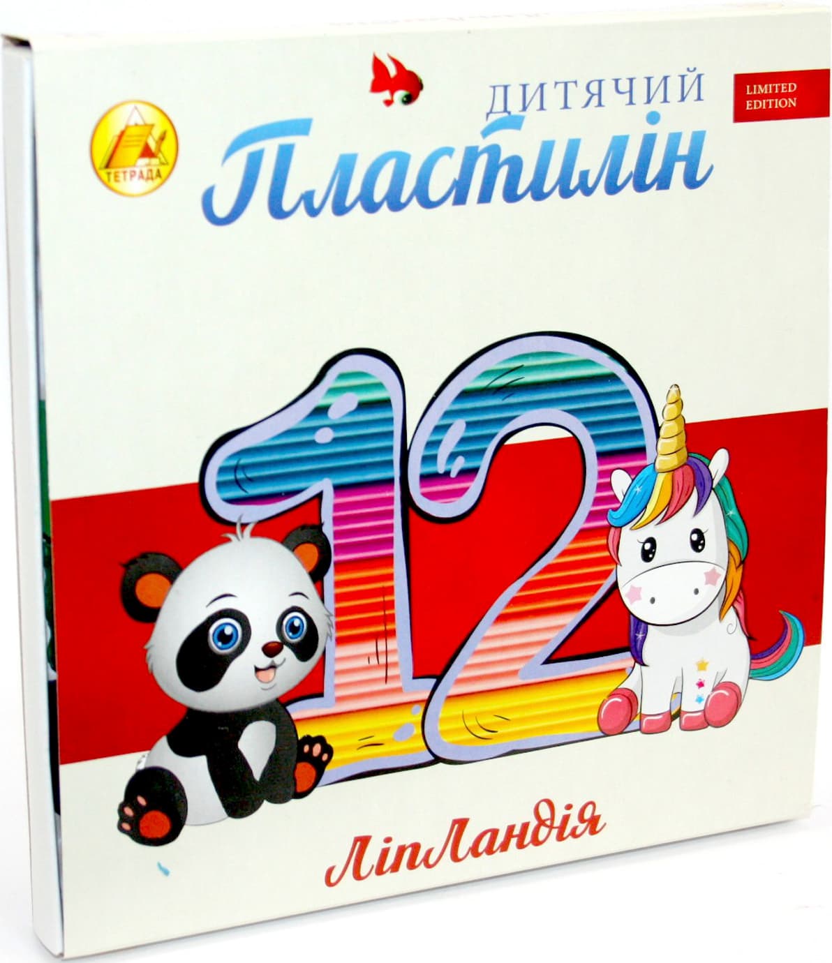 Пластилін 12 кольорів 240 гр Ліпландія/Пластіленд Тетрада (20)