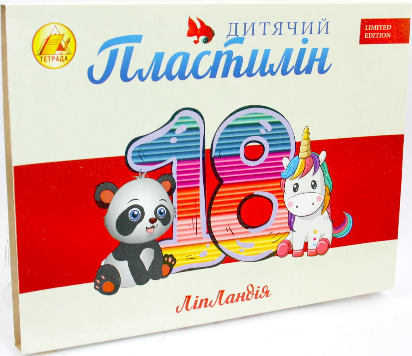 Пластилін 18 кольорів 360 гр Ліпландія/Пластіленд Тетрада (20)
