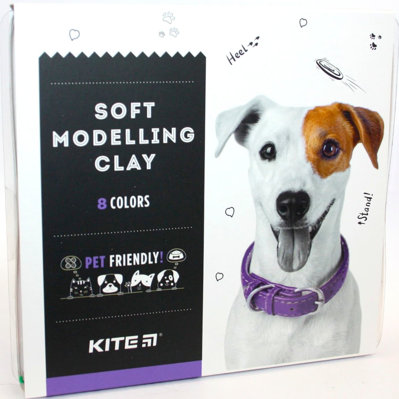 Пластилін "Kite" Dogs 8 кольор. 160гр воск. №K22-082(60)
