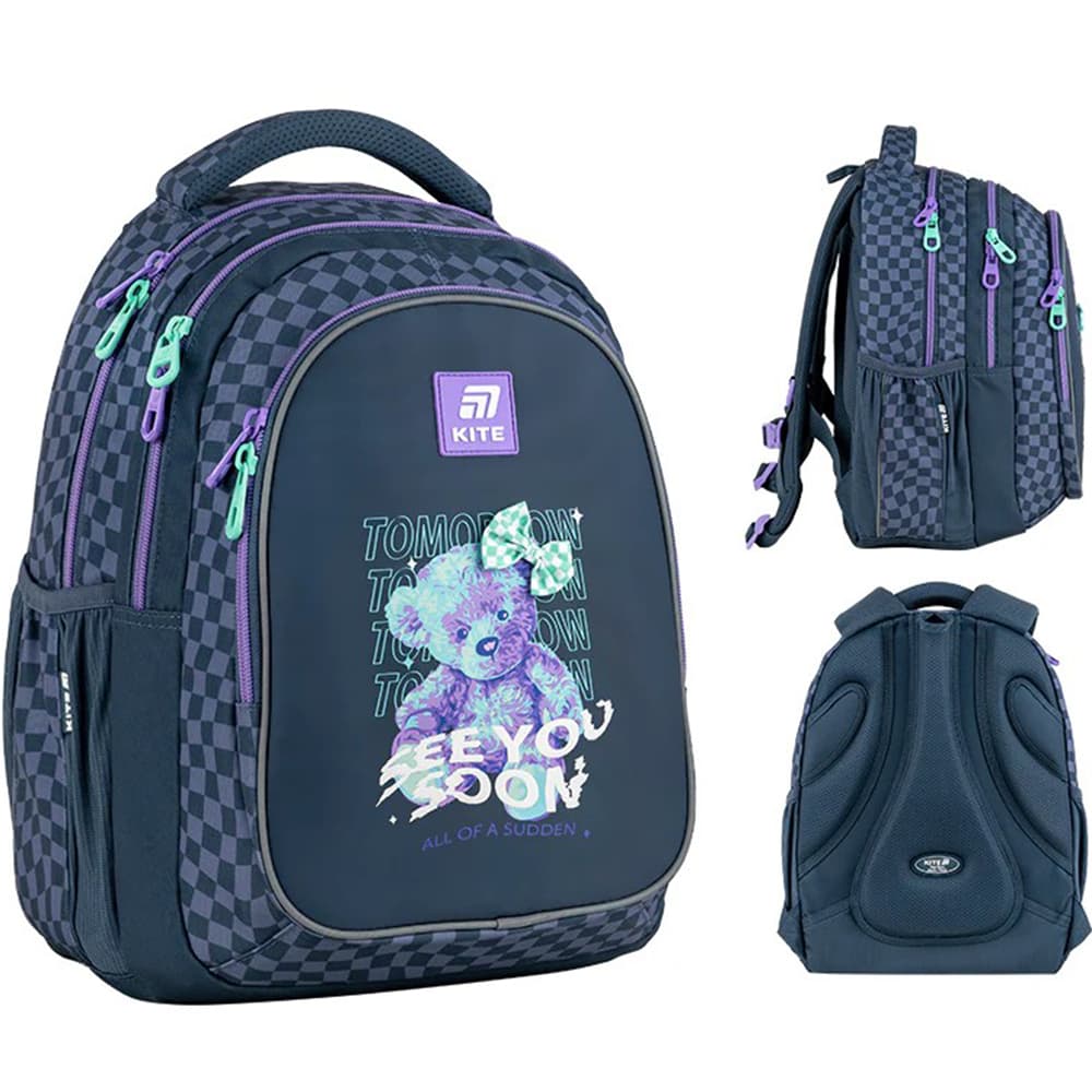 Рюкзак "Kite" Education teens 3від.,2карм. №K25-8001M-3(6)(10)