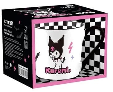 Чашка керам. 400мл "Kuromi" в подар. кор-ці №HK25-216-2/Kite/(36)
