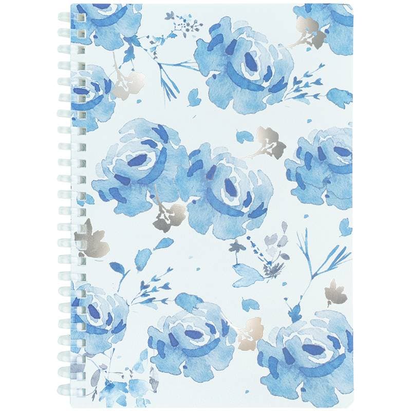 Блокнот пруж. А5 80л. клет. пласт. обл. "Flower Sym 1" №8033-5-A/Axent/(1)(60)