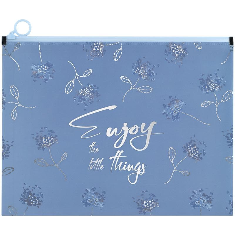 Папка "Axent" №1497-46-A Flower Symphony-3 А4+ zip-lock,на блиск.(12)
