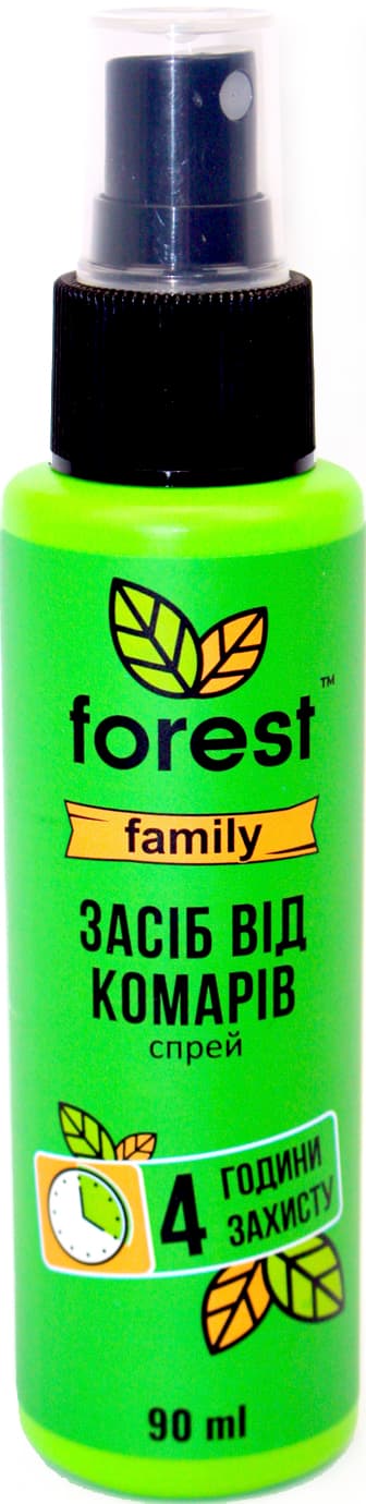 Спрей-репеллент "Forest Family" от комаров 90мл №4388
