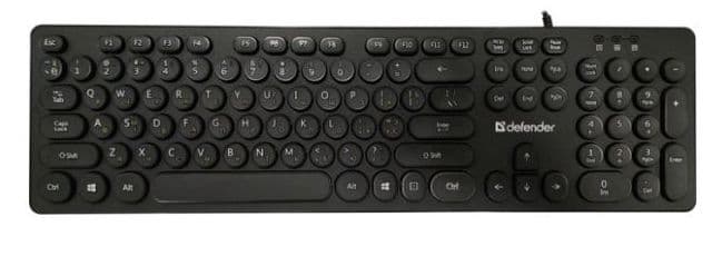 Клавіатура мультимедійна Defender Accord black №450250