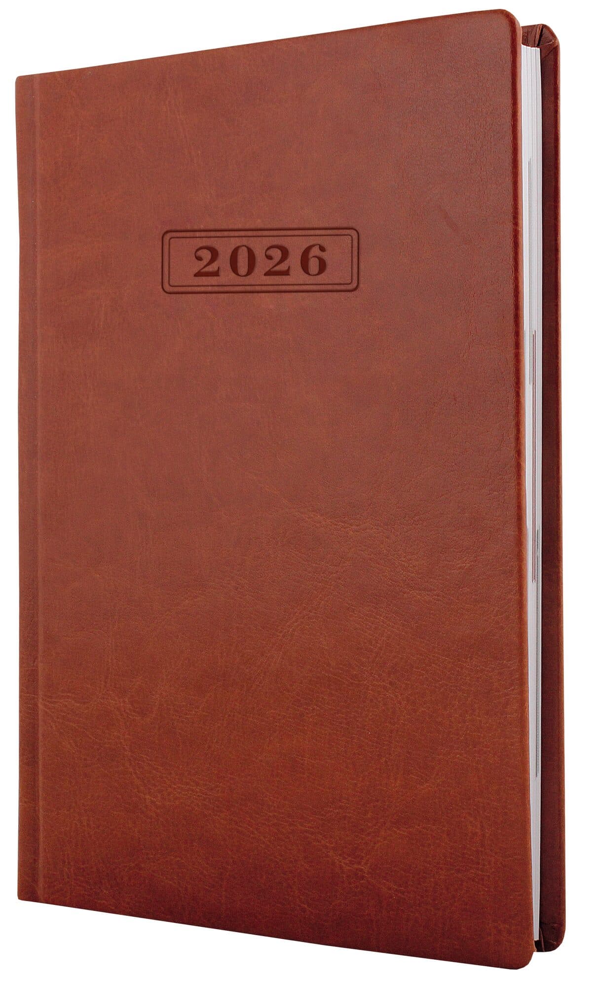 Ежедневник А5 Optima датированный 2025 Nebraska коричневый O25233-07