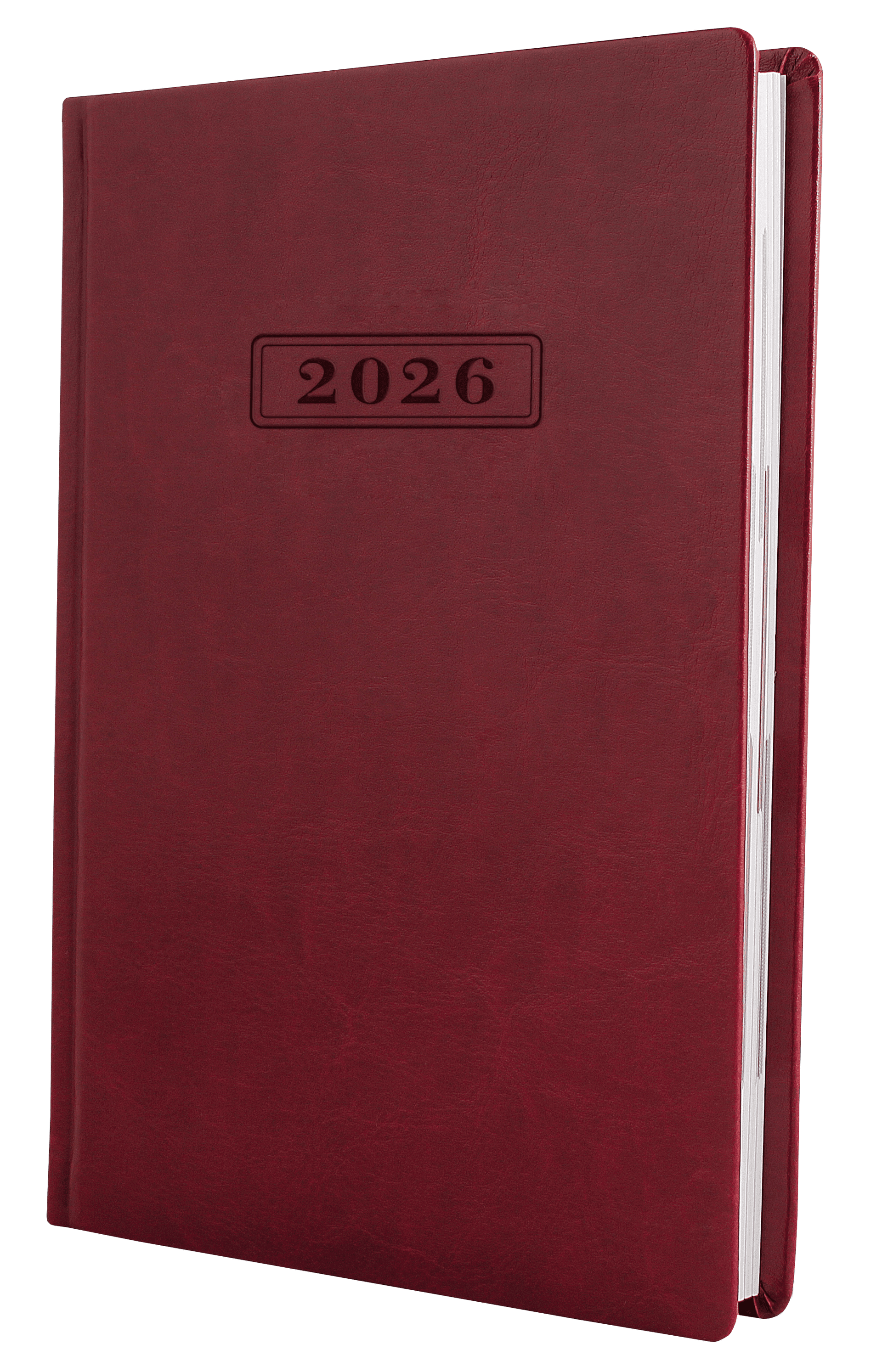 Ежедневник А5 Optima датированный 2025 Nebraska бордо O25233-18