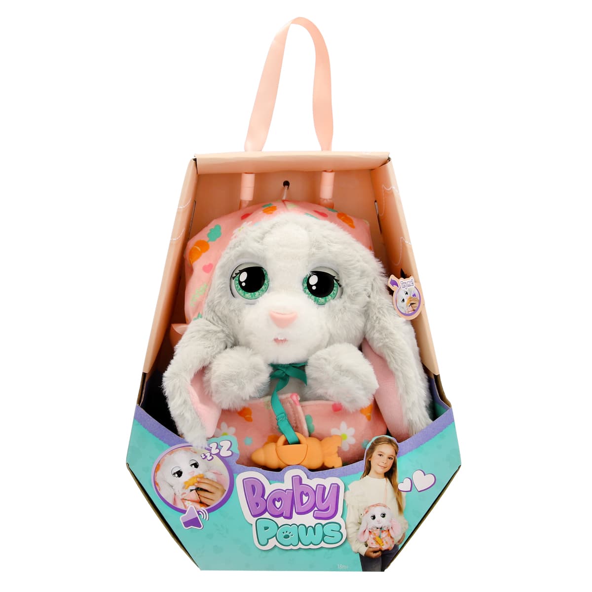 Игрушка интерактивная "BABY PAWS – Зайчонок" (с аксес.) №927124/КиддиСвит/(4)