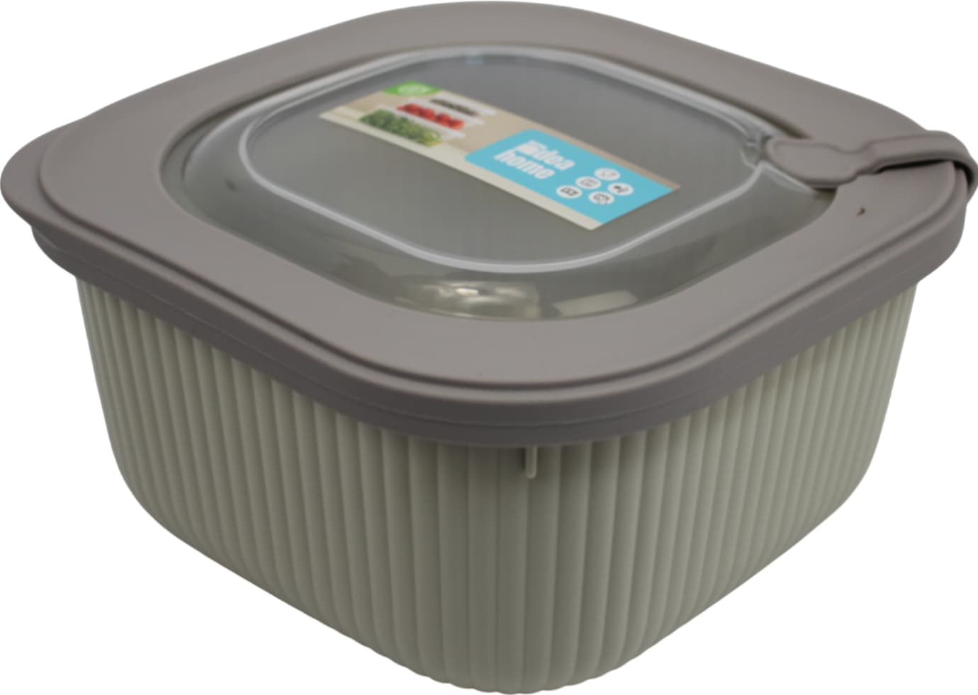 Контейнер для харч. прод. пласт. "Idea Home Line Box Bej" 0,6л квадр. №00681(24)