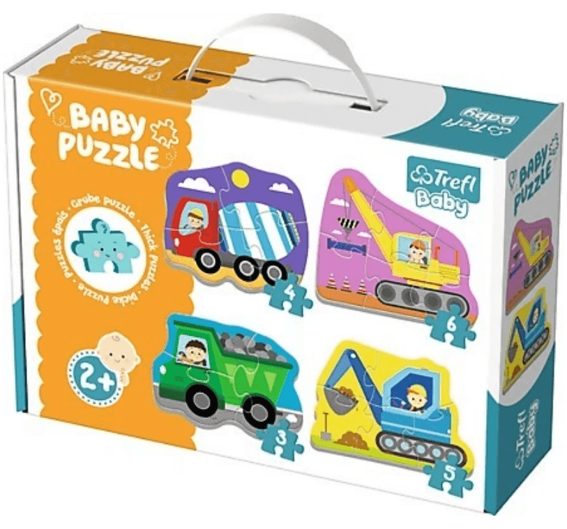 Пазли Trefl Baby Classic.Транспортні засоби на будівельн. майданчику №36072