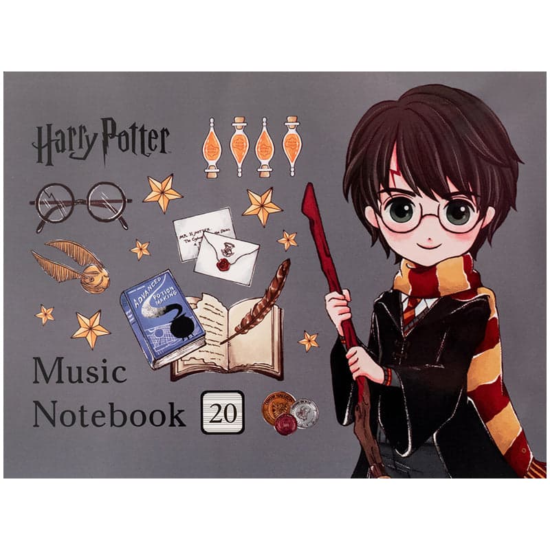 Нотная тетрадь А5 20л. Harry Potter №HP26-405/Kite/(10)