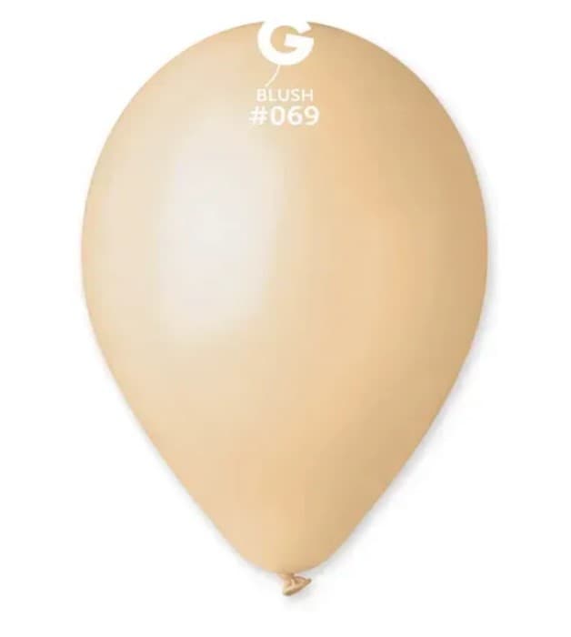Кулька повітр. латексна 12"/30см тілесний №G110/11691(100)