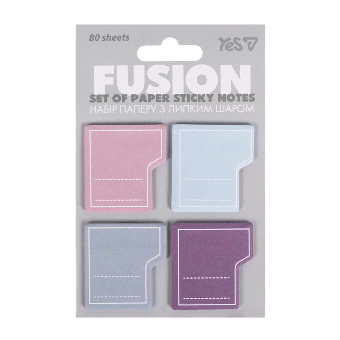 Блок/зам. липк. краєм 80арк. "Yes" Fusion Sticky №170478(12)