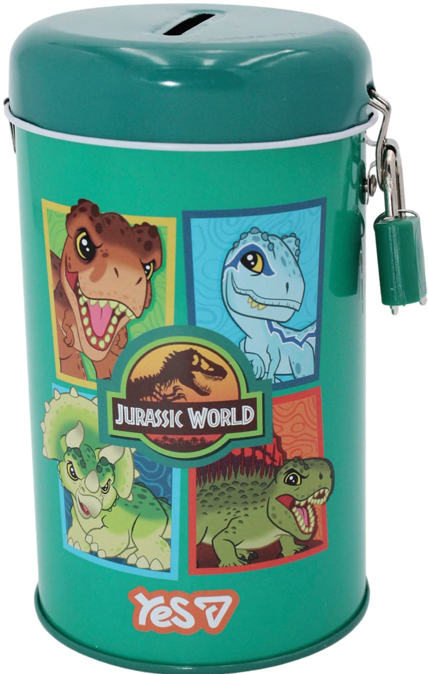 Скарбничка метал. "Yes" Jurassic World 13х7,6см №709039(12)