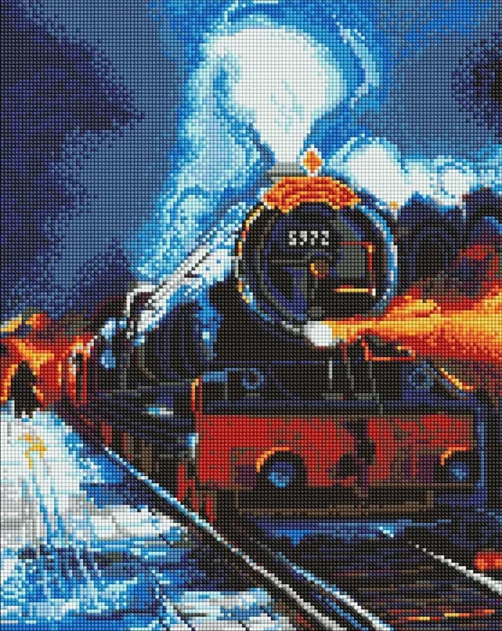 Набір з алмазною мозаїкою WB "Harry Potter: Дорога до магії" 40х50см №AMO20336/Ідейка/