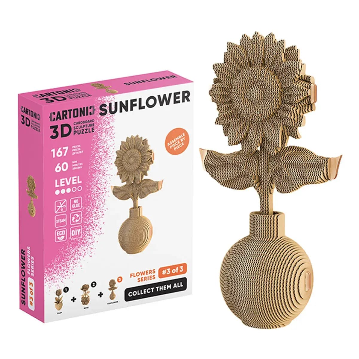 Пазли 3D "Cartonic" Collectible Sunflower