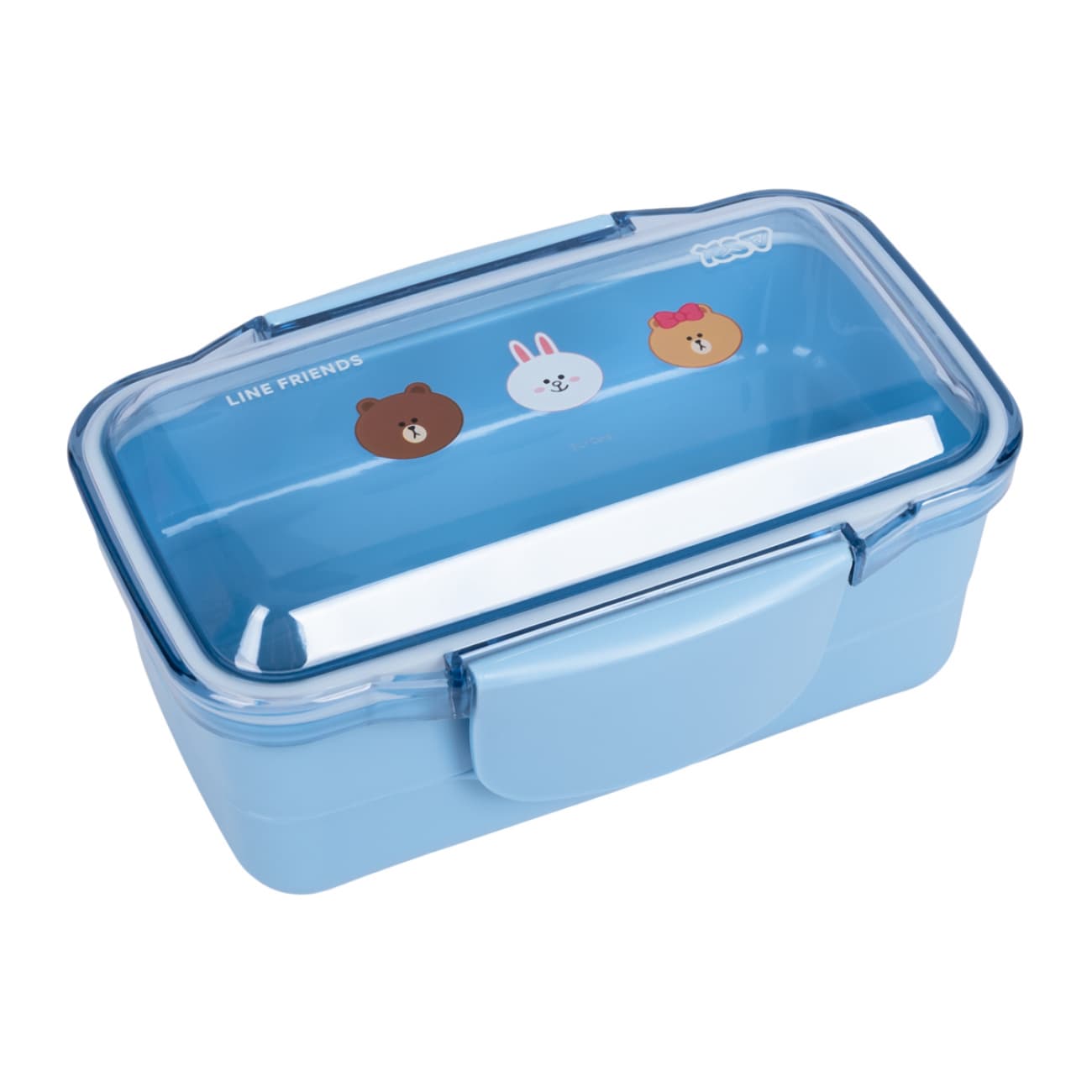 Ланч бокс пласт. "Yes" 950мл подвійний Line Friends №708947