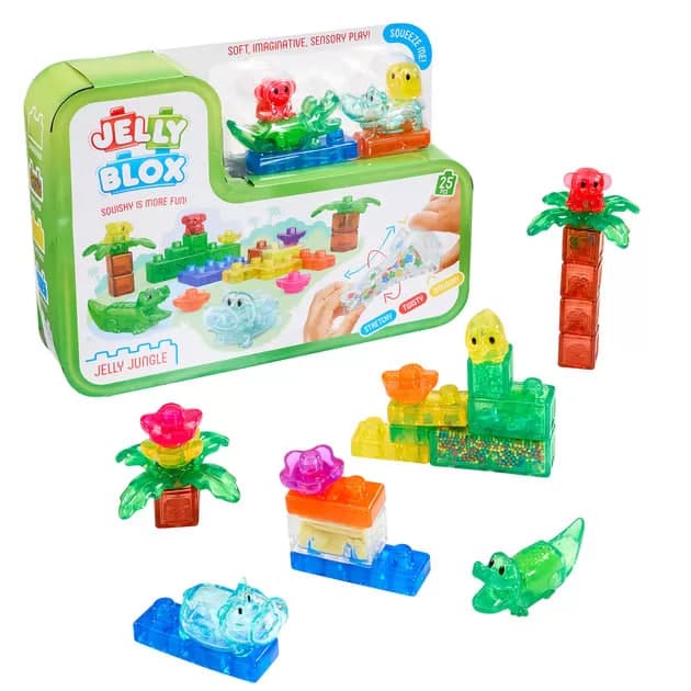 Конструктор сенсорний  Jelly Blox - Джунглі №937532/КіддіСвіт/