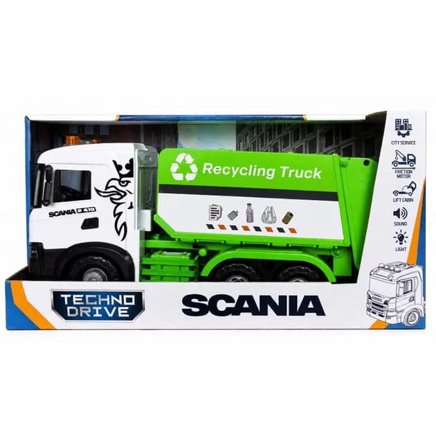 Автомодель "Technodriver" серії "Mid Truck" – Сміттєвоз Scania №250410U/КіддіСвіт/