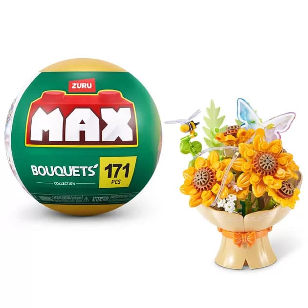 Конструктор в капсулі Max серії "Bouquets" S1 – Букет соняшників №83248DGQ8/КіддіСвіт/