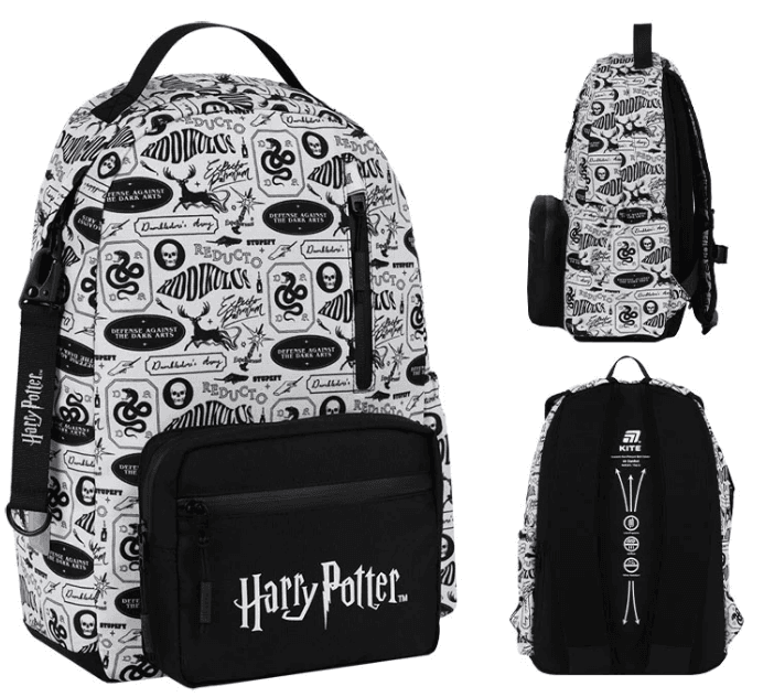 Рюкзак "Kite" Education teens Harry Potter 1від.,4карм. №HP26-949M(10)