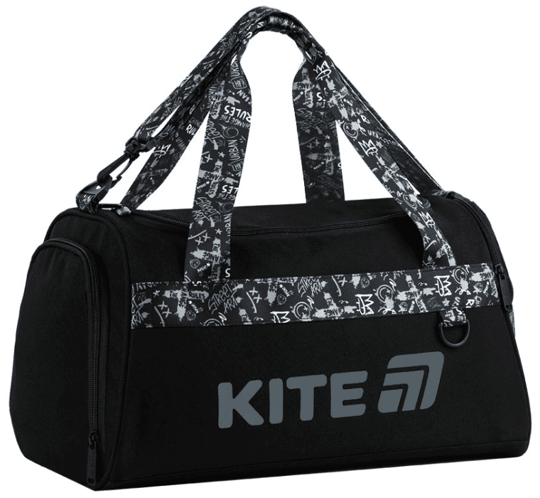 Сумка спортивна "Kite" 2505 No Rules 1від.,3карм. №K26-2505-2