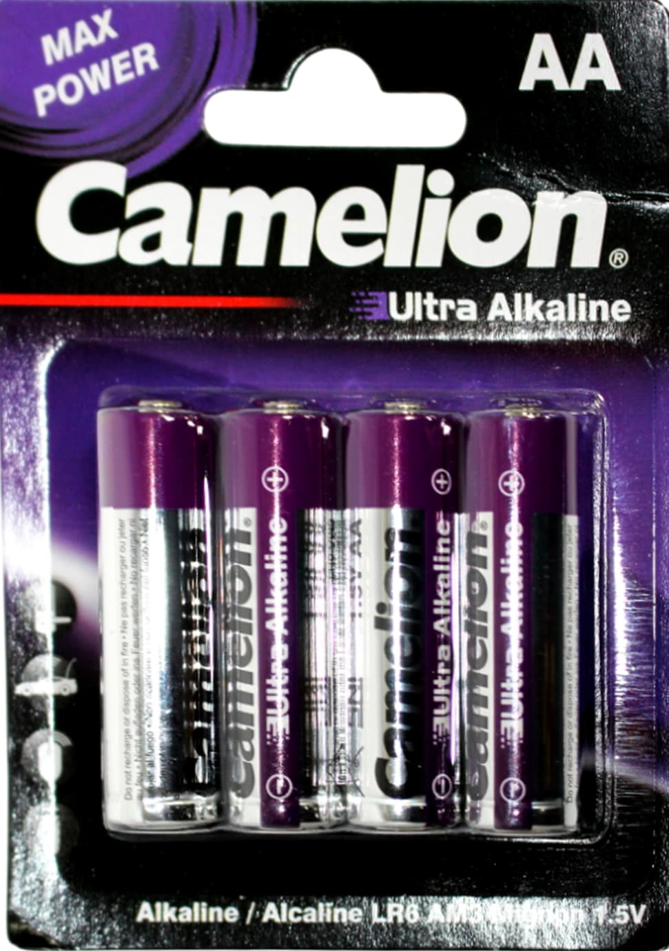 Батарейки Camelion Max Power Ultra violet LR-06/блістер 4шт (12)(288)