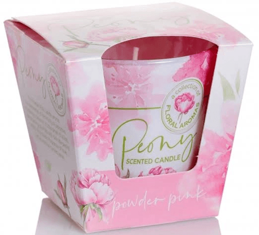 Свічка з ароматом "Bartek candles" 115г/30год. Peony(12)