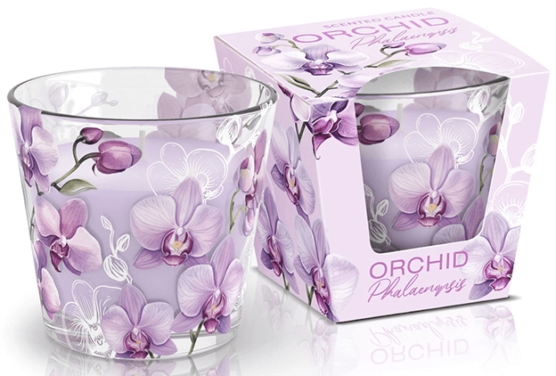 Свічка з ароматом "Bartek candles" 115г/30год. Orchid Phalaenopsis(12)