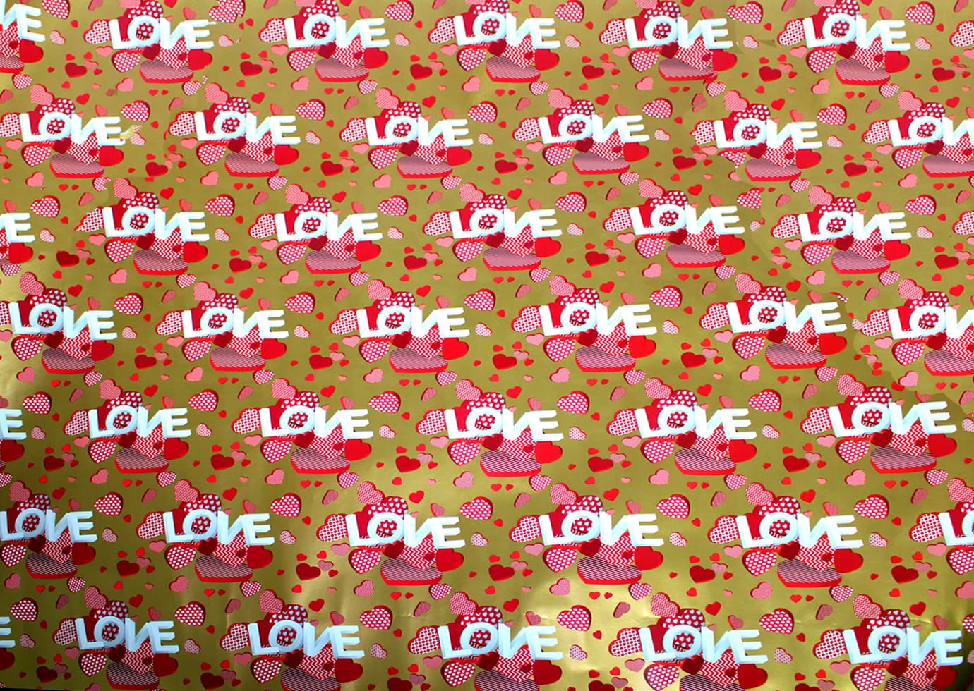 Папір пакувальний 70х100см Love №153/Фоліо/(200)