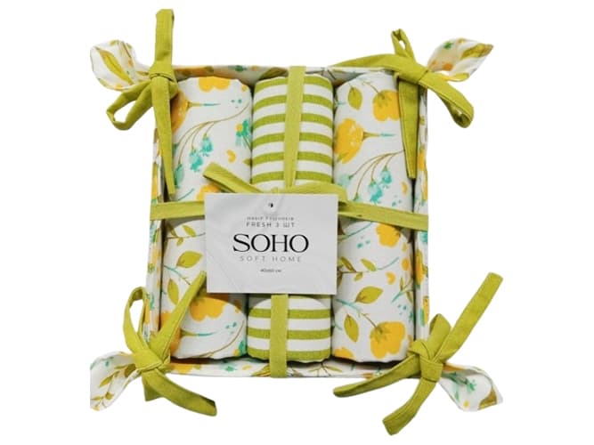 Набір рушників бавовняних Soho Fresh 40х60см 3шт 6824