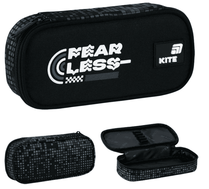 Пенал "Kite" Fearless 1от.,мягкий №K26-662-4