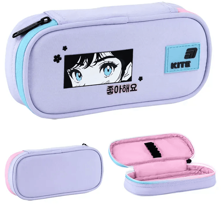 Пенал "Kite" Sakura 1от.,мягкий №K26-662-8