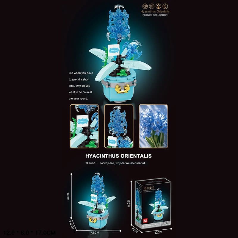 Конструктор "Flower" 152дет,в кор-ці,12х6х17см №33025(96)(192) КІ