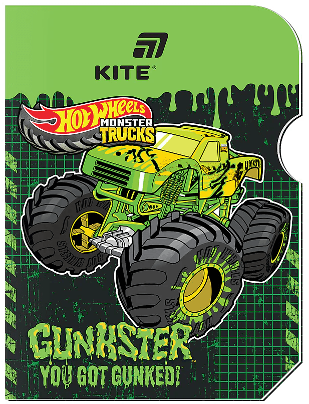Блокнот А6 60л. вырубка Hot Wheels №HW26-223/Kite/(50)