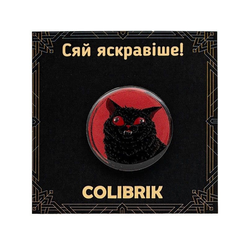 Значок пін "Скажений кіт" №480232