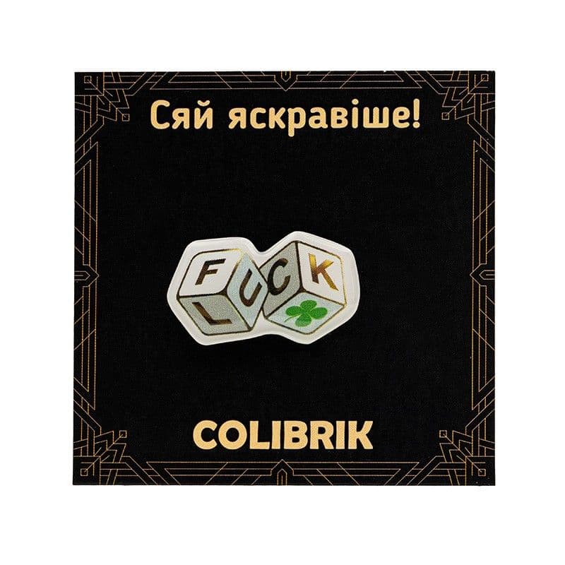 Значок пін "LUCK" №480234