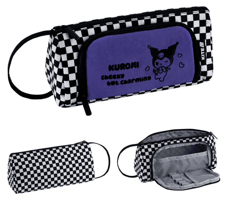 Пенал "Kite" Kuromi 1от.,мягкий №HK26-2700