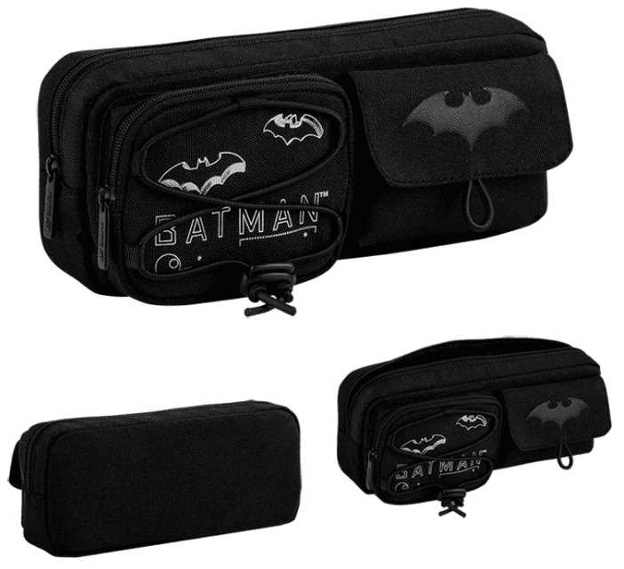 Пенал "Kite" DC Batman 1от.,мягкий №DC26-2701