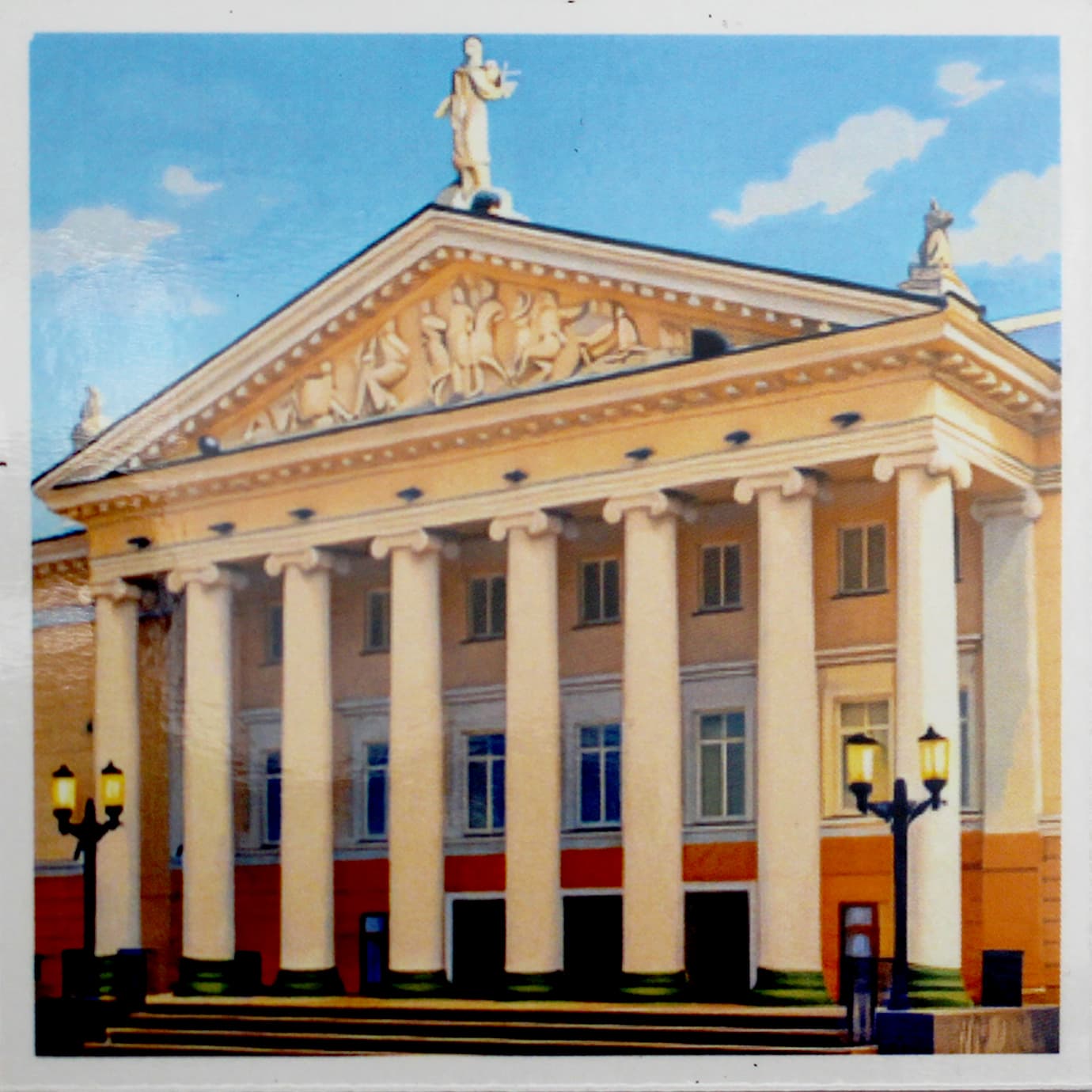 Магніт 7х7 №16 "Театр"/НСВ/