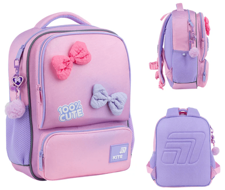 Рюкзак "Kite" Kids 100% Cute 1від.,3карм. №K26-538XS-1
