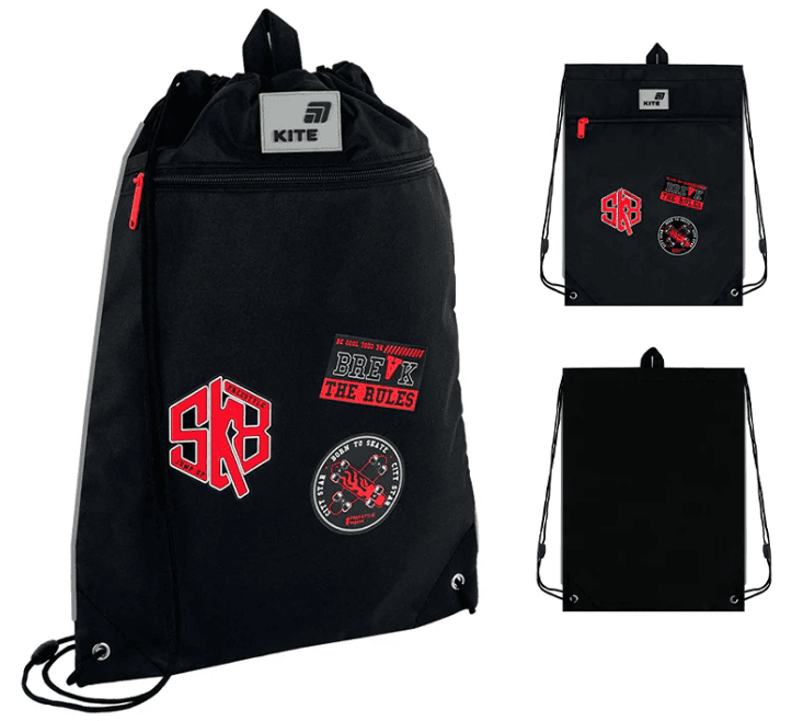 Сумка для взуття "Kite" Break the Rules 1від.1карм. №K26-601M-17