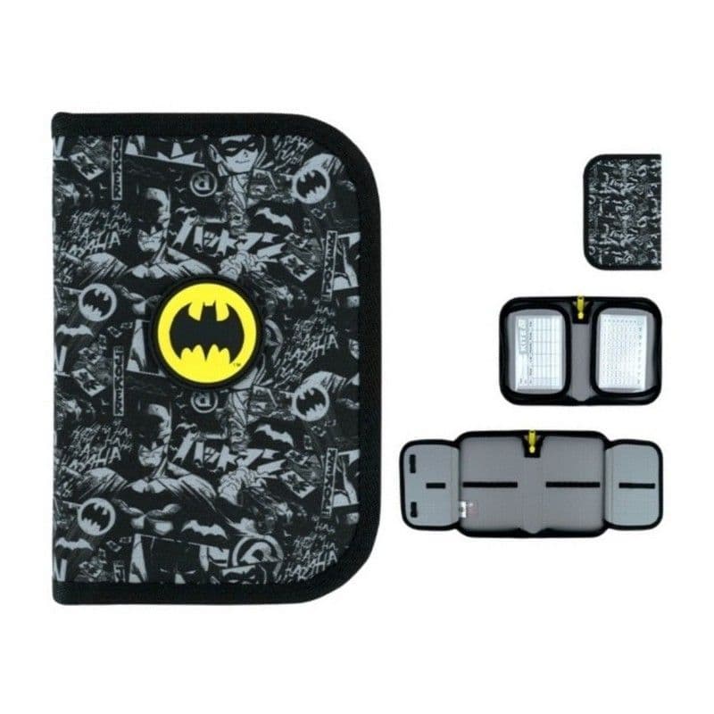 Пенал "Kite" DC Comics 1отд.,б/н,с 2 отворотами №DC26-622