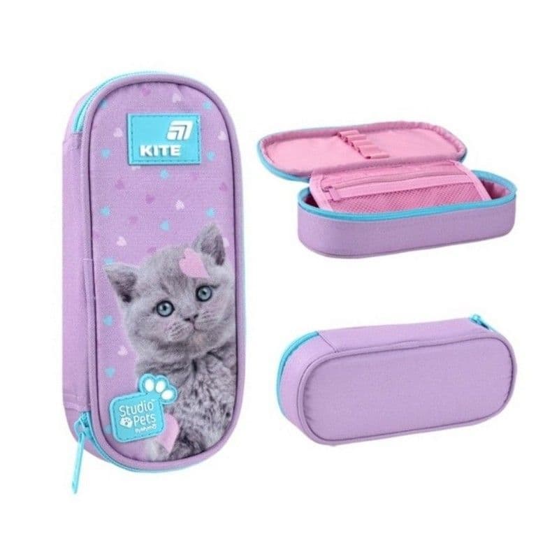 Пенал "Kite" Studio Pets 1от.,мягкий №SP26-599