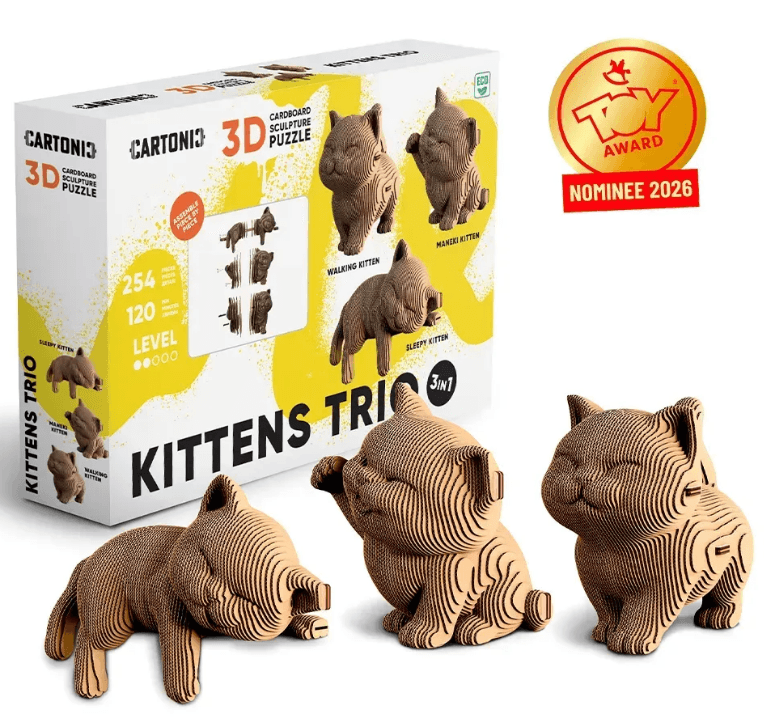 Пазли 3D "Cartonic" Kittens Trio
