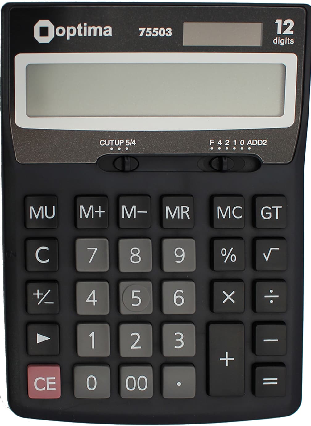 Калькулятор "Optima" №O75503 (12-розряд.) 170х122х32мм(10)(40)